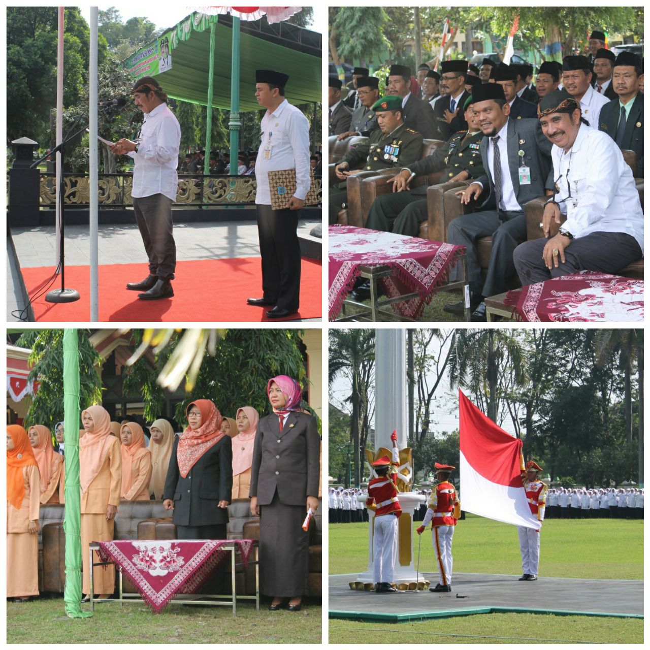 Senandung Pangkur Bupati Tegal Iringi Upacara HAB ke-72