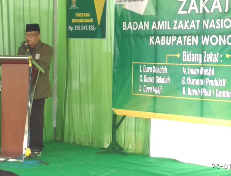 Pentasyarufan Zakat dan Peresmian Gedung BazNas Kab. Wonosobo