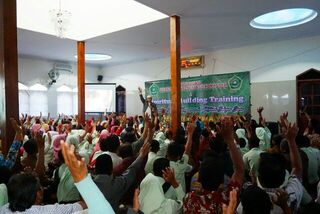 Hadapi Ujian MTsN Purwantoro Selenggarakan Spiritual Building Training (SBT)