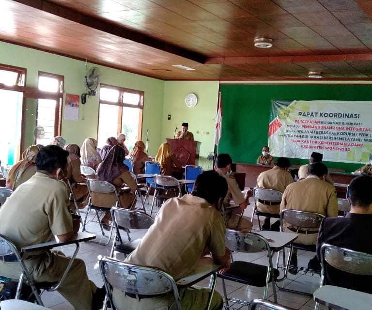 Kankemenag Kab. Wonosobo Awali Bulan Mei Dengan Rakor ZI dan Reformasi Birokrasi