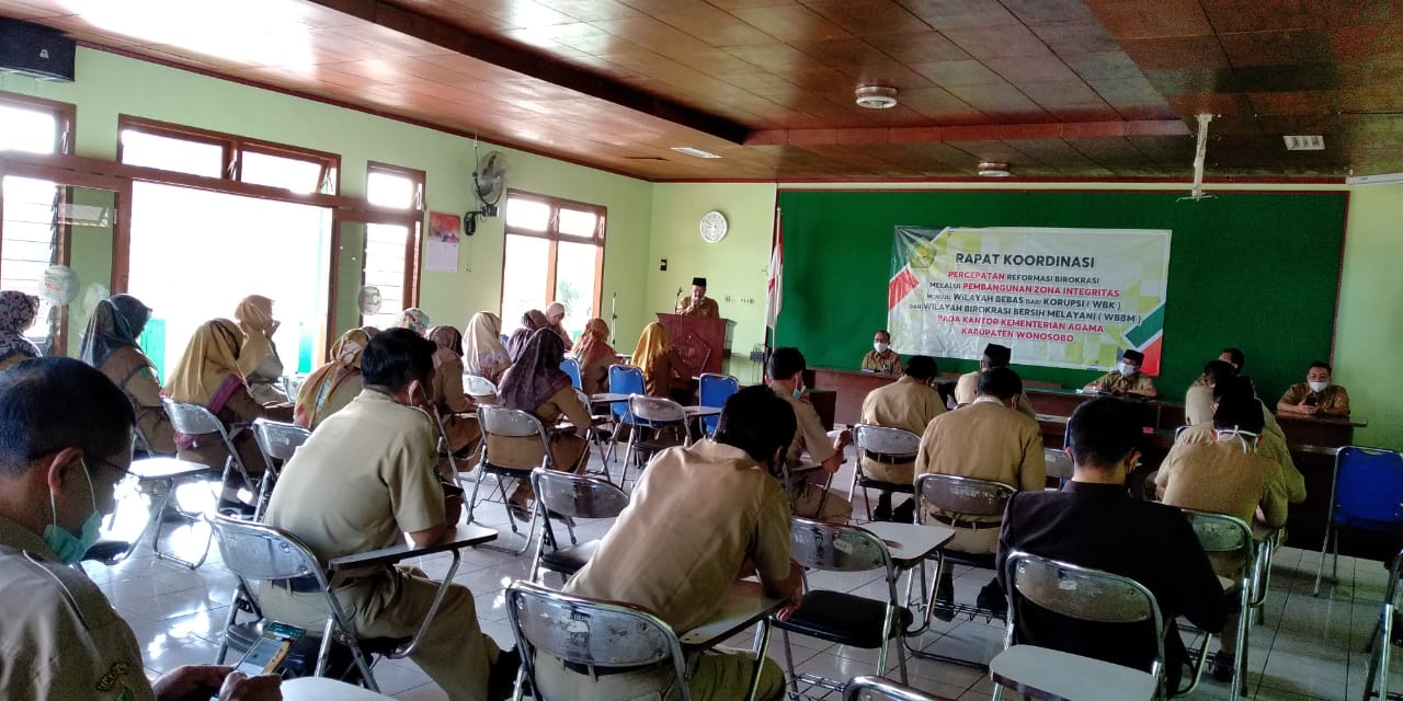 Kankemenag Kab. Wonosobo Awali Bulan Mei Dengan Rakor ZI dan Reformasi Birokrasi
