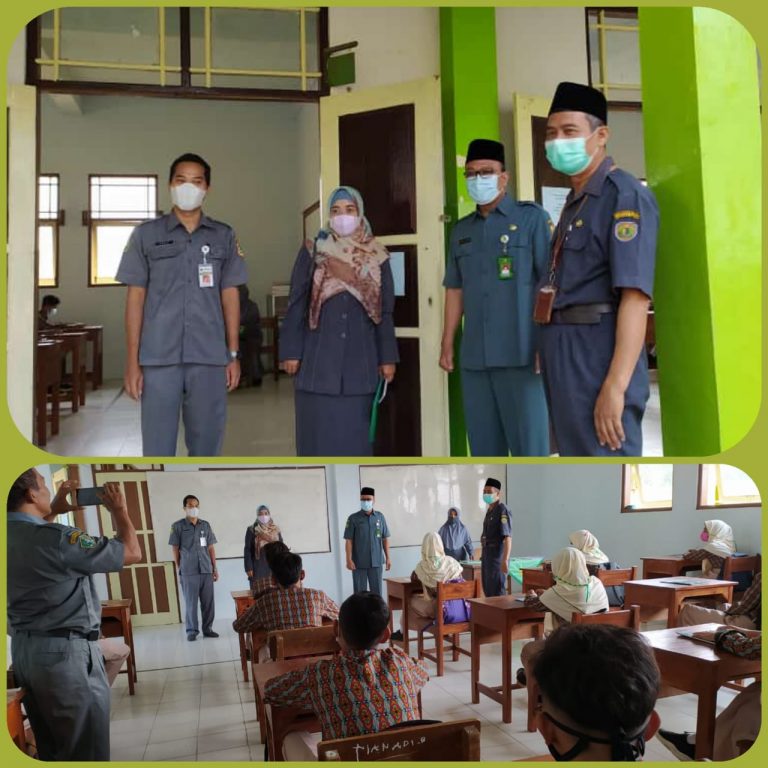 Tim Satgas Kanwil Kemenag Monitoring Uji Coba PTM di MTs N 2 Pekalongan