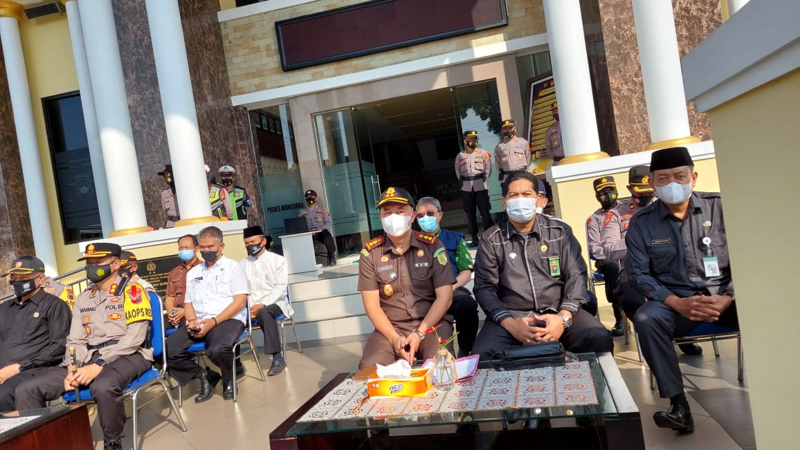 Sinergitas Lintas Sektoral, Farid Hadiri Apel Gelar Pasukan Operasi Ketupat Tahun 2021