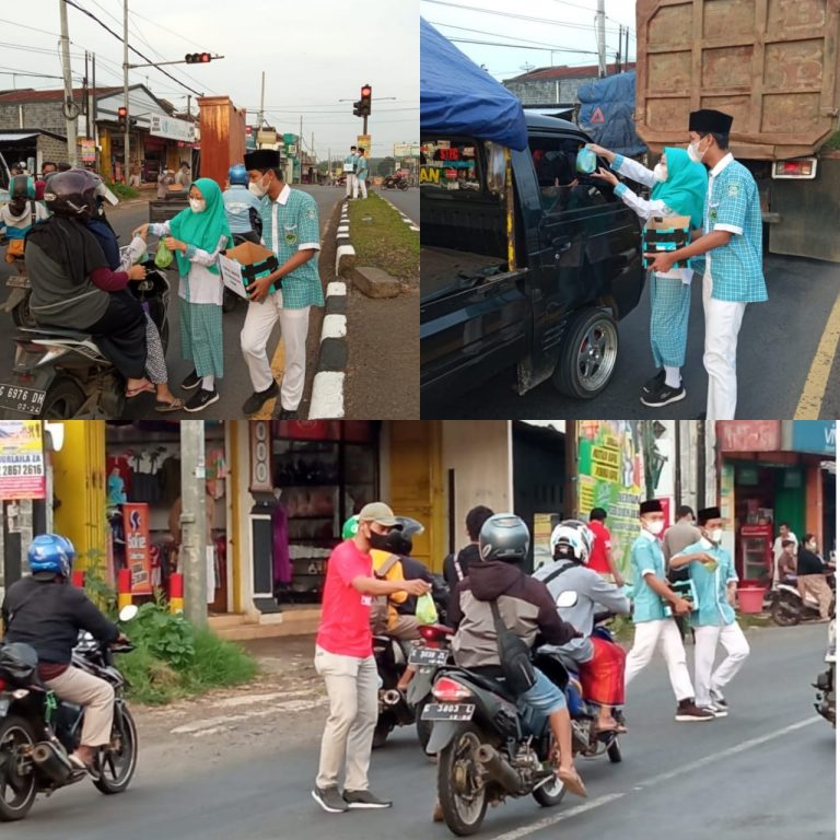 Ungkapan Rasa Syukur Atas Kelulusannya, Siswa MA Darussalam Subah Gelar Kegiatan Berbagi Takjil