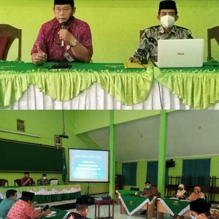 Rapat Evaluasi Pelaksanaan Ujian Mapel PAI