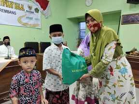 DWP Berikan Santunan kepada 31 Yatim Piatu dan Dhuafa