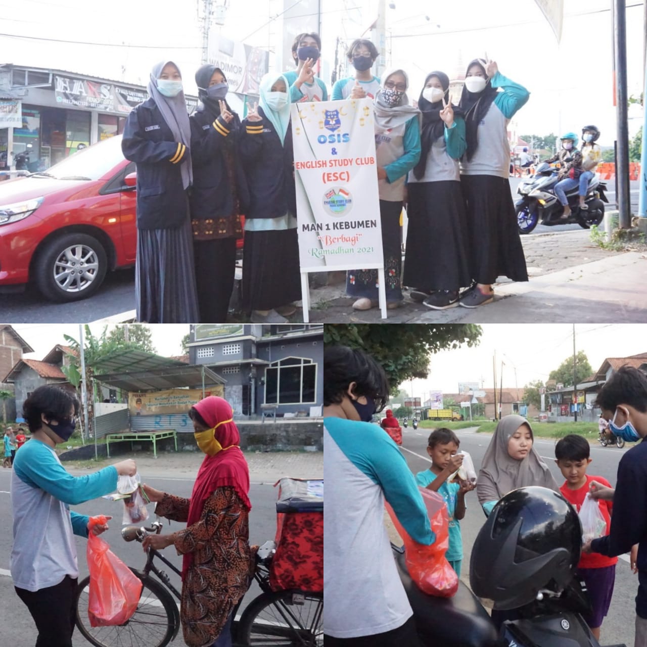 Spirit Ramadhan, OSIS & ESC MAN 1 Kebumen Berbagi