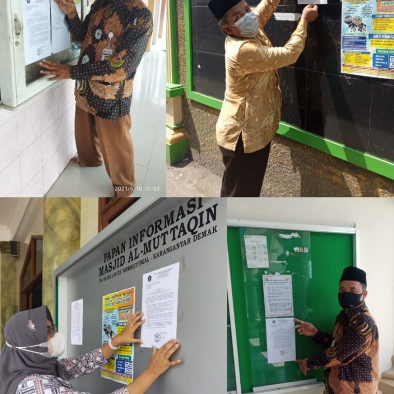 Penyuluh Agama Islam Sampaikan SE Panduan Penyelenggaraan Ibadah Idul Fitri ke para Takmir