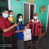 Penyuluh Hindu Non PNS peduli terhadap Pinandita tertampak Covid-19
