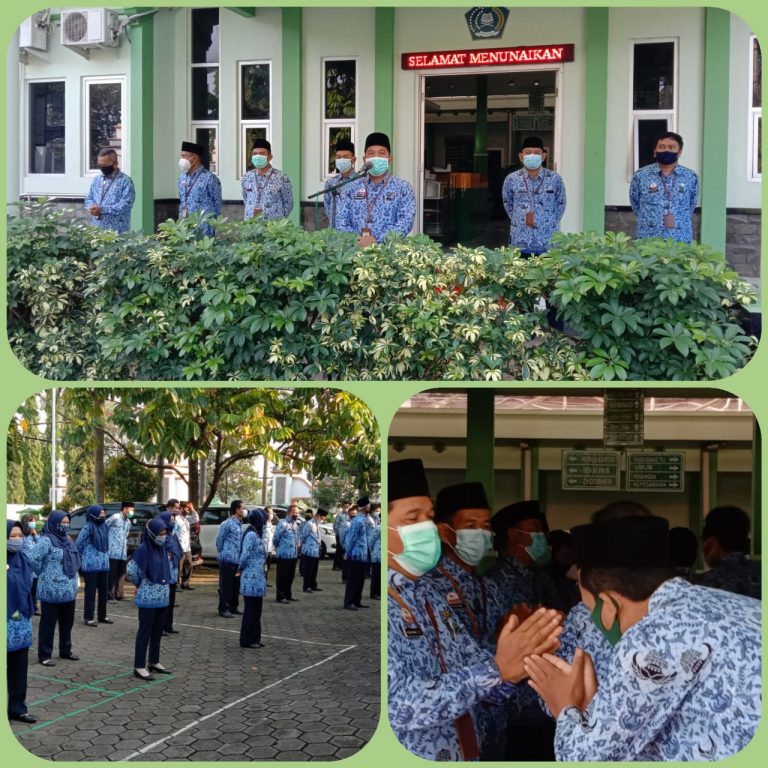 Pembinaan Kakankemenag Kab. Pekalongan Hari Pertama Masuk Kerja