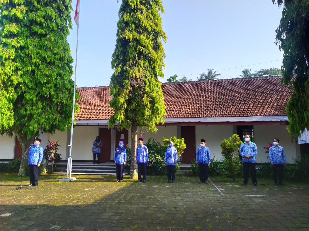 Kakankemenag Kota Salatiga Pimpin Apel Pasca Idul Fitri 1442 H/2021 M
