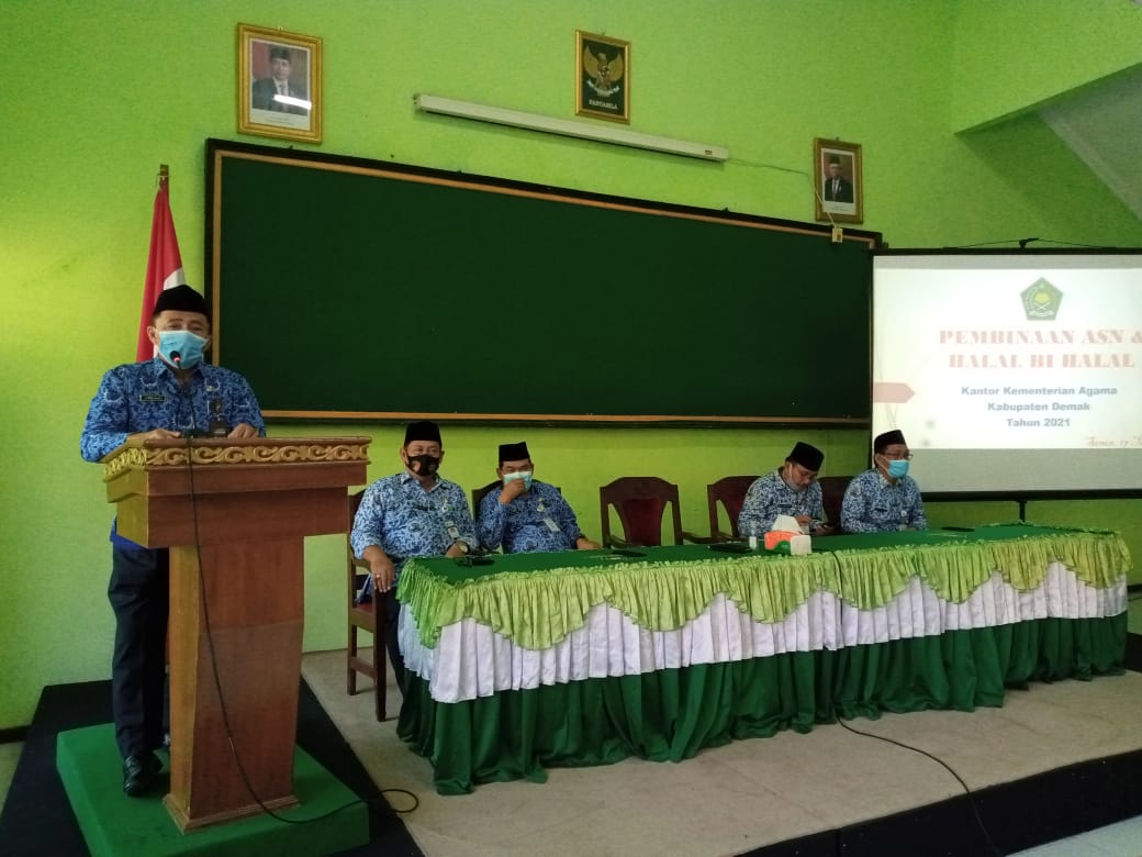 Kepala Kemenag Demak : Iringi Kejelekan yang telah Kamu Lakukan dengan Kebaikan