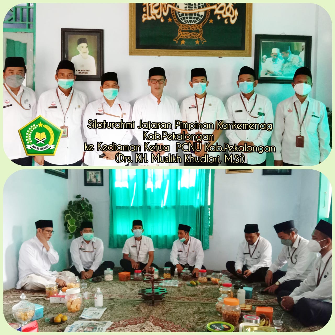 Silaturahim Jajaran Pimpinan Kankemenag Kab. Pekalongan ke Ketua PCNU