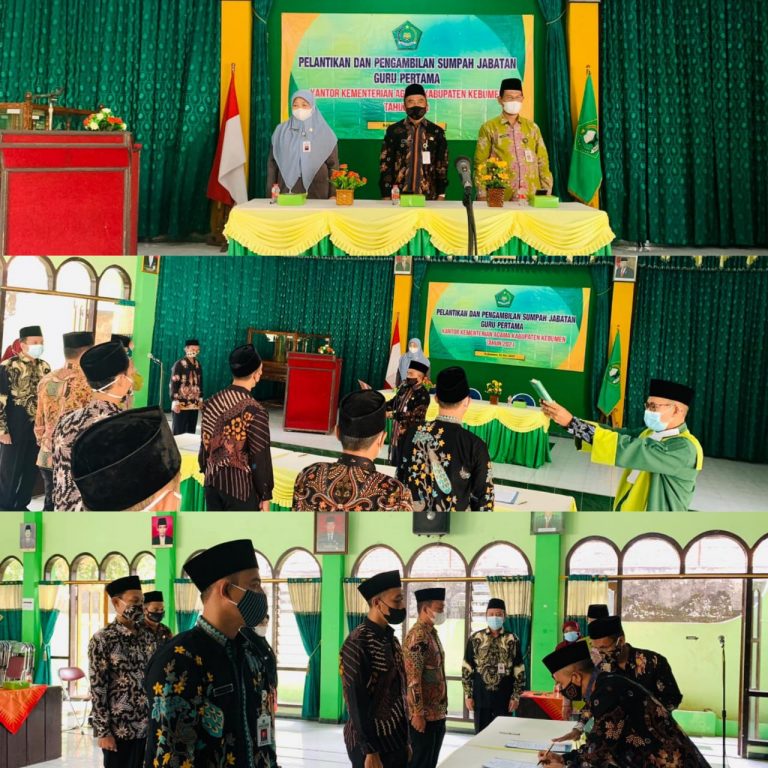 Pelantikan Guru, Kakankemenag Berikan Pesan Penanaman Karakter Anti Korupsi
