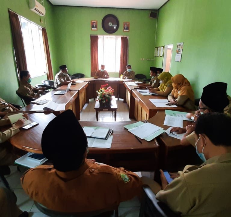 Kemenag Kebumen Adakan Rakor Dan Evaluai Serapan Anggaran Tahun 2021