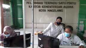Jelang Pemberangkatan Haji Tahun 2021, Seksi PHU Kemenag Kota Magelang Siapkan Diri.