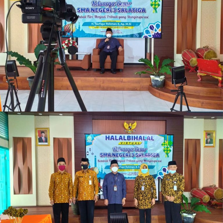 Halal Bi Halal Virtual, Kakankemenag Sampaikan Makna Kembali Fitri
