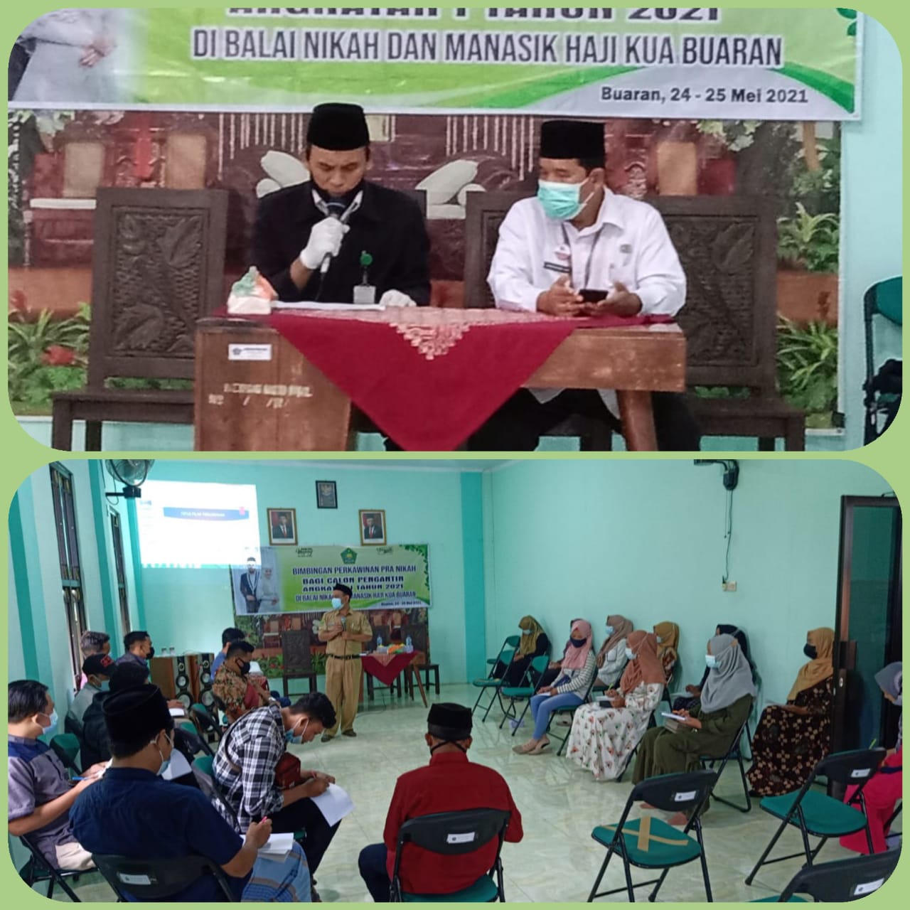 Bimbingan Perkawinan  Catin Angkatan I Tahun 2021 KUA Buaran