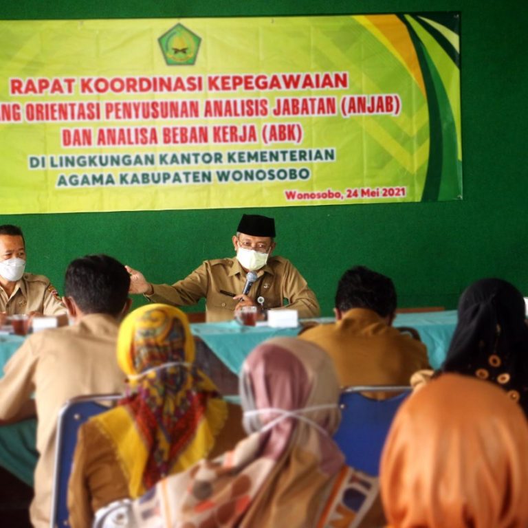 Rapat koordinasi Kepegawaian Persiapan Penyusunan ANJAB dan ABK