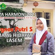 Agnes, siswi MA Al-Hidayat Ikuti Lomba Duta Moderasi 2021