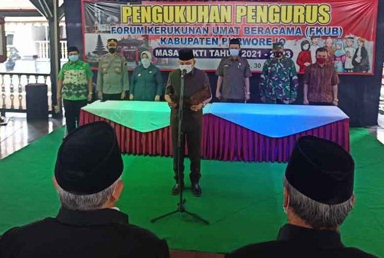 FKUB Dikukuhkan, Kemenag Harapkan Sinergitas Meningkat
