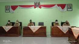Kemenag Rembang Adakan Kembali Apel dan Pembinaan Senin Dengan Prokes