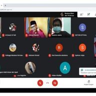 SMP Kesatrian 1 Semarang Gelar Halal Bihalal Virtual