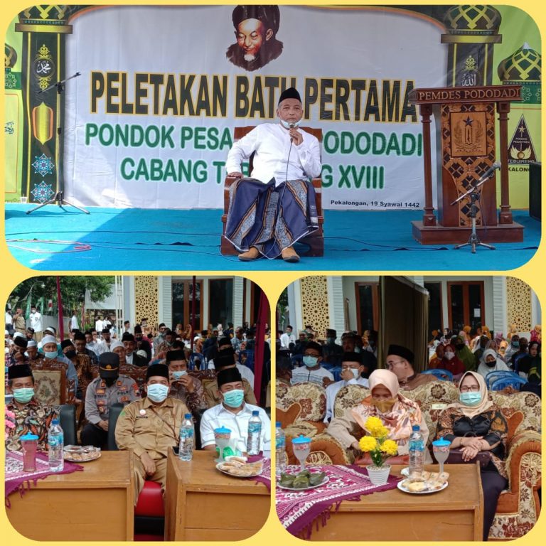 Peletakan Batu Pertama Ponpes Pododadi Karanganyar Kab.Pekalongan Cabang Tebuireng XVIII