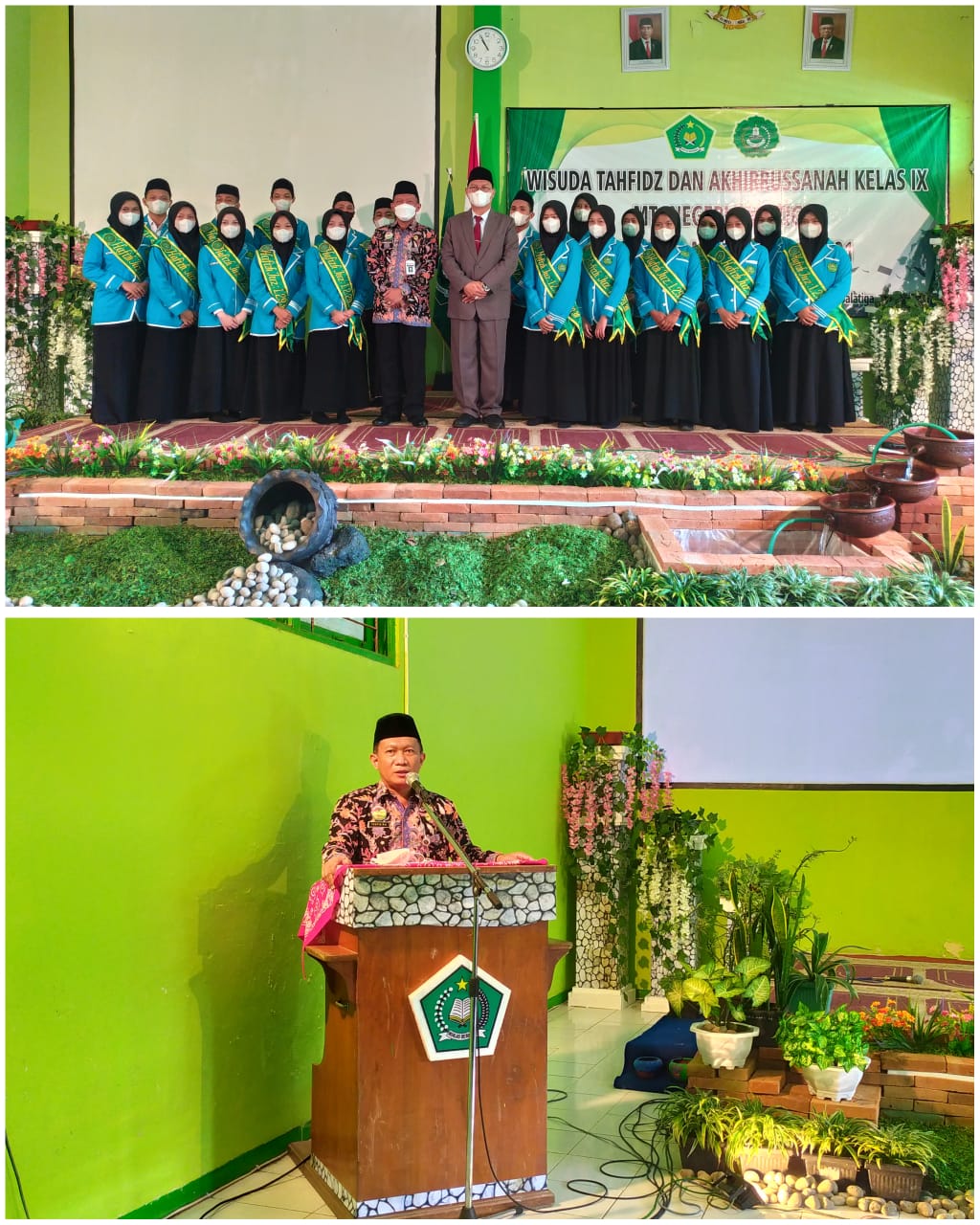 Perdana, MTsN Salatiga Gelar Wisuda Tahfidz
