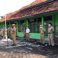 Satgas Covid-19 Kecamatan Manyaran Apresiasi Ujicoba PTM di MTsN 5 Wonogiri