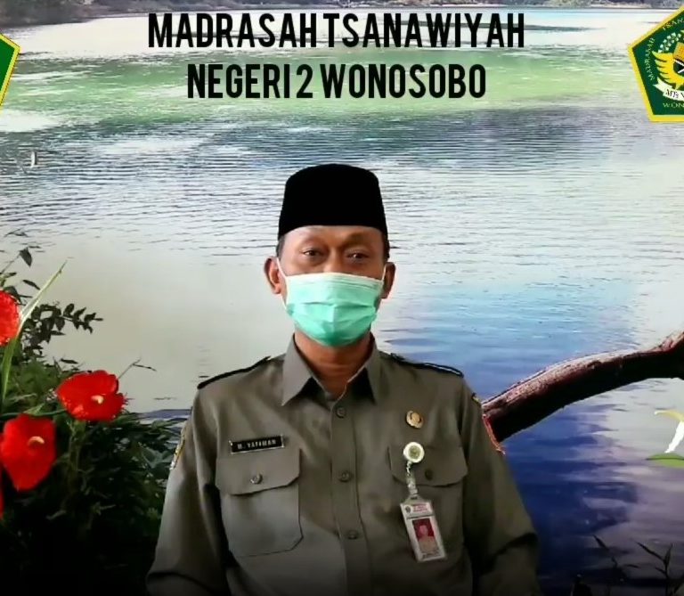 Cegah Siswa Konvoi dan Berkerumun, MTsN 2 Wonosobo Sampaikan Pengumuman Kelulusan Secara Daring