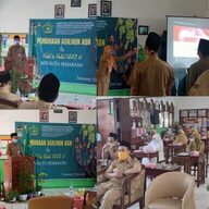 Kankemenag membagi Rumus Panen Kekayaan Barokah pada Pembinaan ASN/NON ASN dan Halal Bihalal  1442 H di MIN Kota Semarang.