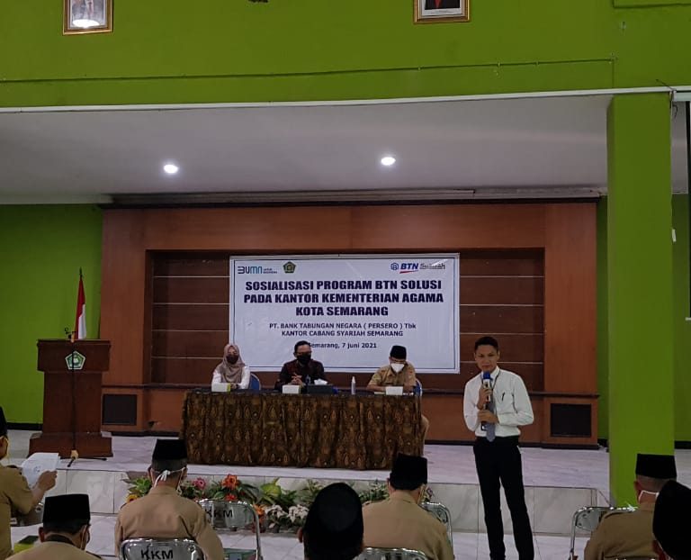 BTN Syariah Sosialisasikan Program SOLUSI Di Tengah Pandemi