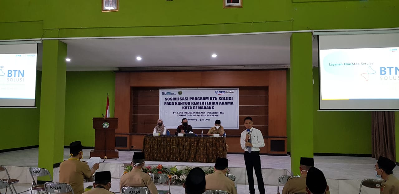 BTN Syariah Sosialisasikan Program SOLUSI Di Tengah Pandemi