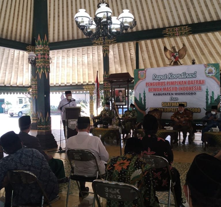 Kankemenag Wonosobo Hadiri Rapat Koordinasi Pengurus Pimpinan Daerah DMI Wonosobo