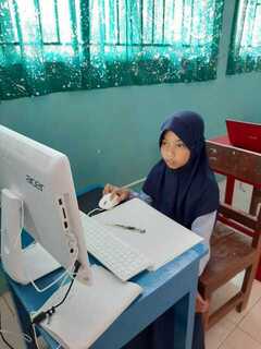 3 Siswi MIN 1 Rembang Mengirkuti Lomba Mapel Online IndiHome Study
