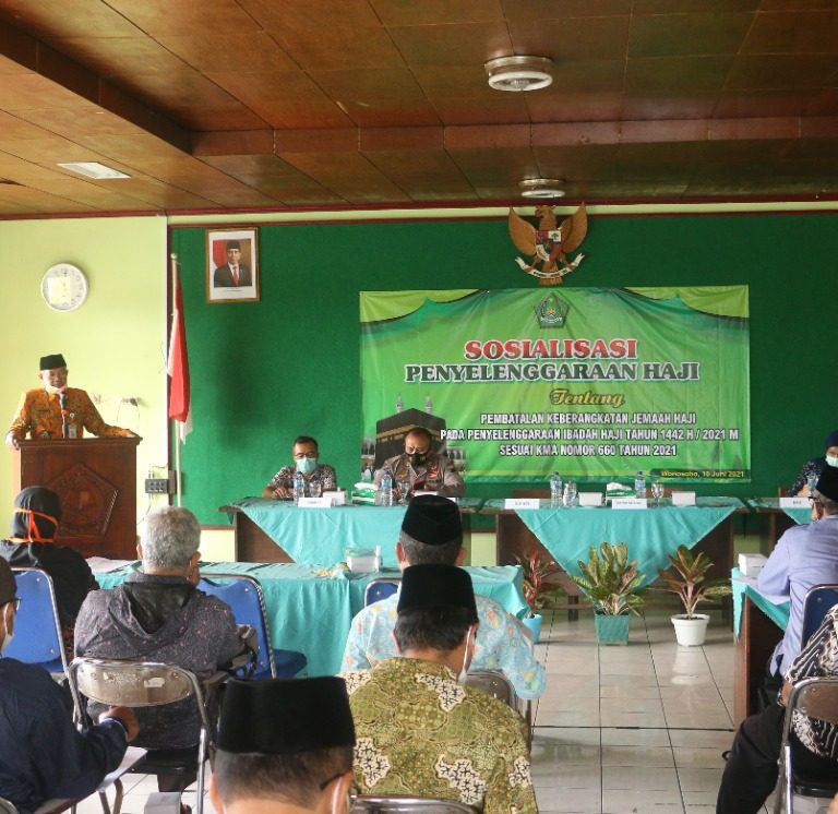 Kankemenag Wonosobo Sosialisasi KMA 660 Tahun 2021