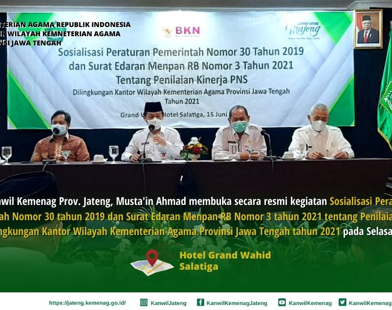 Kakanwil Ajak Perbaikan Tata Kelola SDM Kemenag Jateng