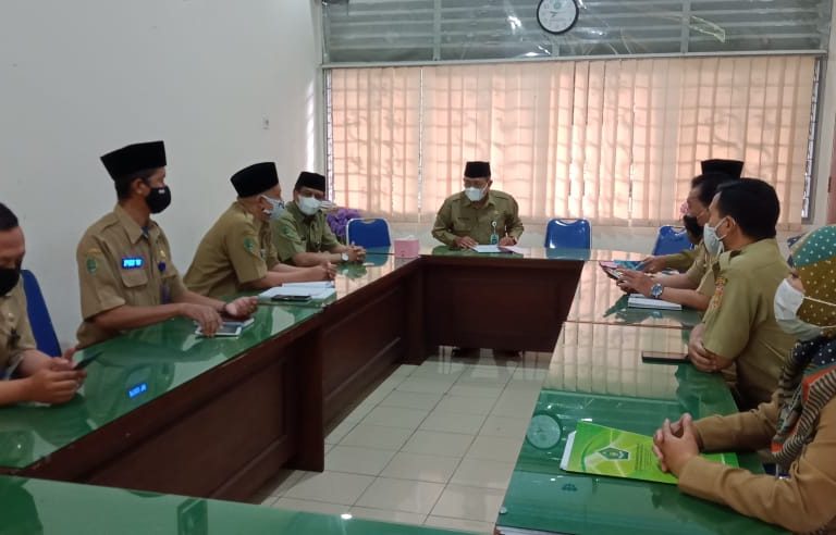 Tim ZI Kankemenag Wonosobo Gercep Sampaikan Hasi Rakor Di Solo Kepada Ahmad Farid