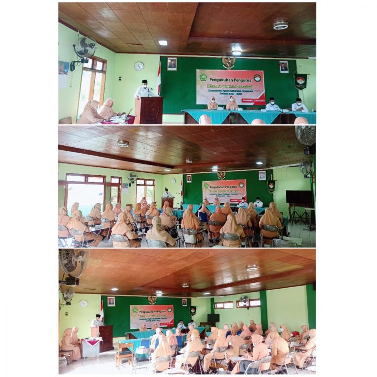 Pembinaan dan Pengukuhan Pengurus Dharma Wanita Persatuan Kankemenag Kabupaten Wonosobo