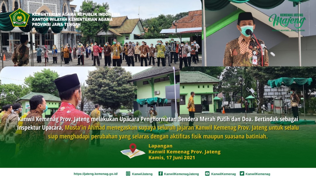 Kanwil Kemenag Prov. Jateng Siap Hadapi Perubahan