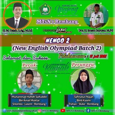 Dua Siswa Ini Sabet Medali Lomba Bahasa Inggris