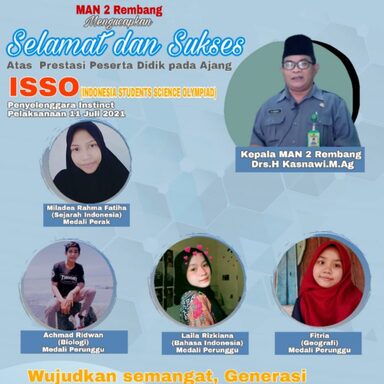 MAN 2 Rembang Raih 4 Medali Lomba ISSO
