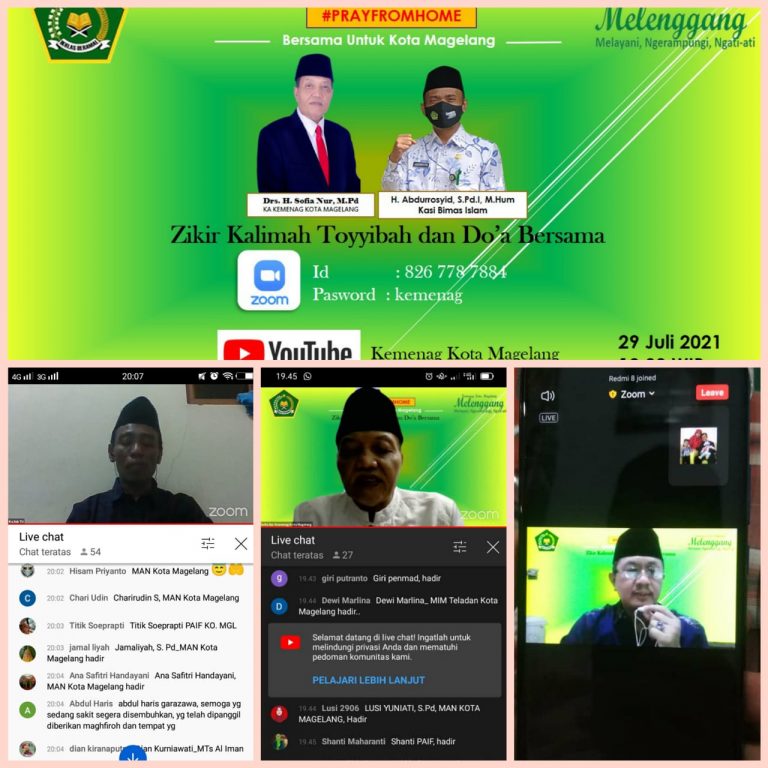 Abdurrosyid Pimpin Dzikir Kalimah Thoyyibah dan Doa Bersama Untuk Kota Magelang