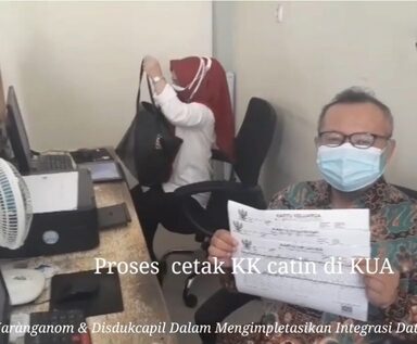 Sinergi KUA Karanganom dan Disdukcapil, Implementasikan Integrasi Data Perkawinan