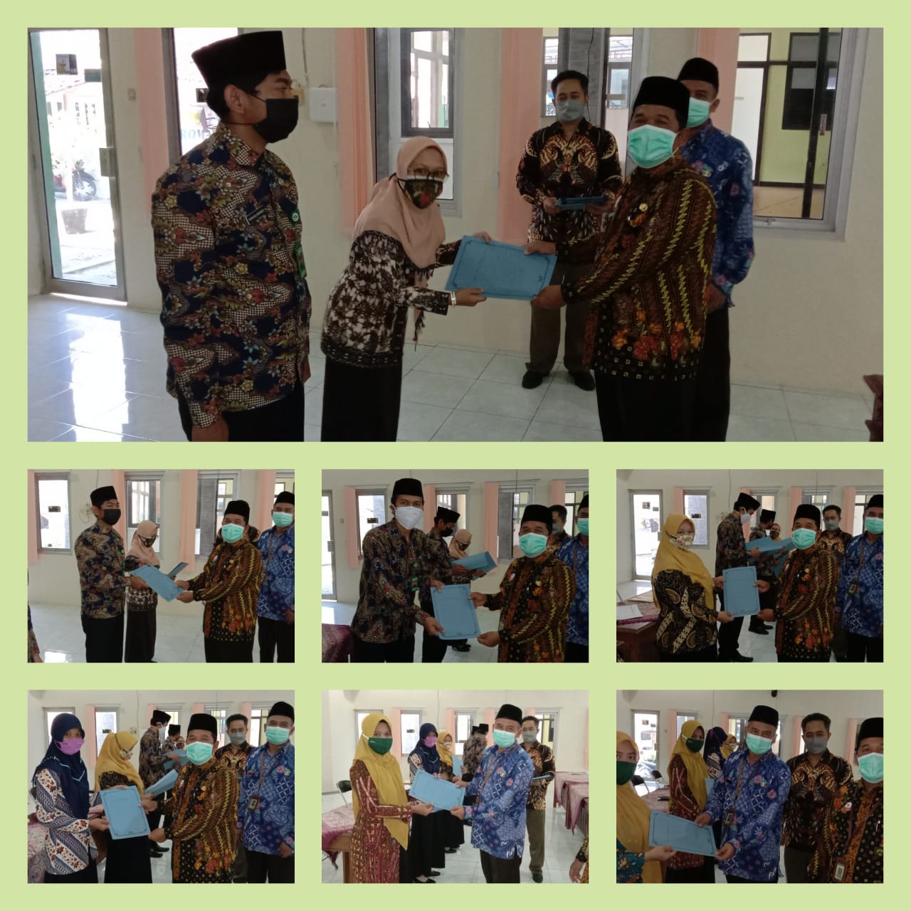 Redistribusi 8 Guru Madrasah Wilayah Kankemenag Kab. Pekalongan