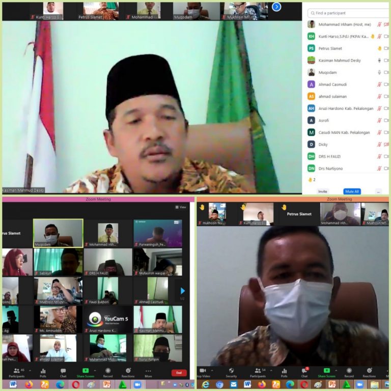 Sosialisasi Edaran Menag  No. 21 tahun 2021 Secara Virtual