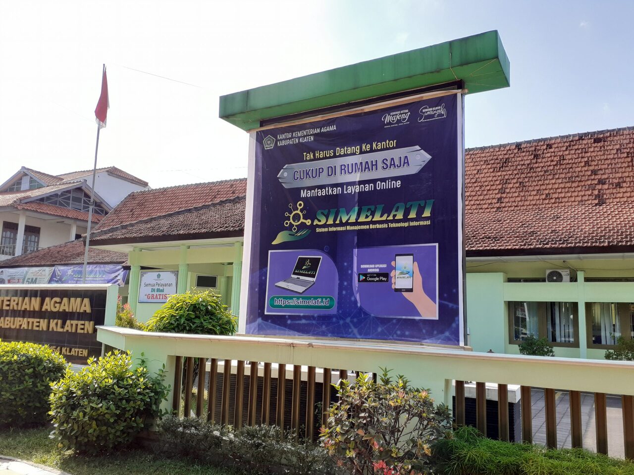 Simelati, Layanan Online PTSP Kemenag Klaten