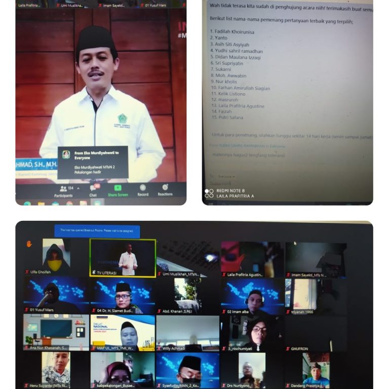 Semangat Webinar Literasi Digital Toleransi Beragama