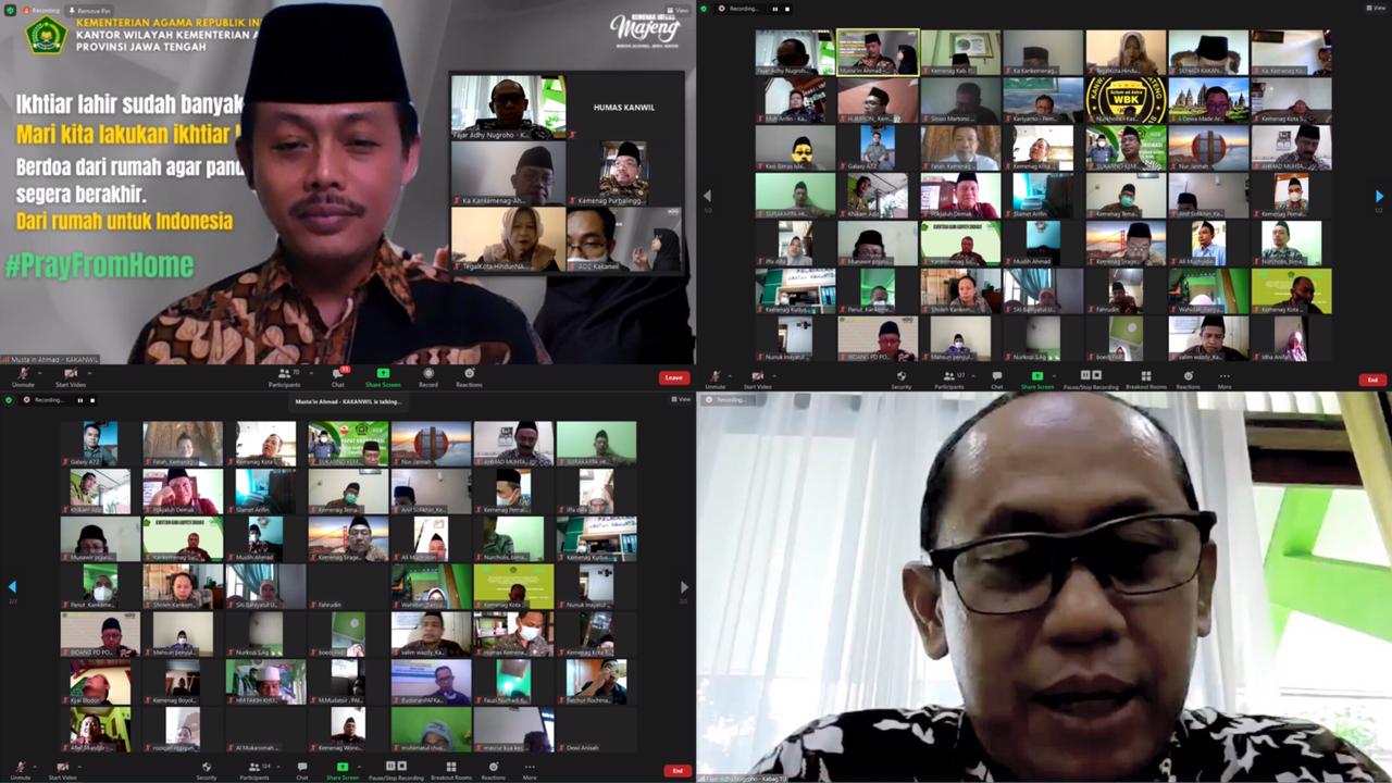 Pray From Home, Kemenag Jateng Siap Kawal Secara Masif